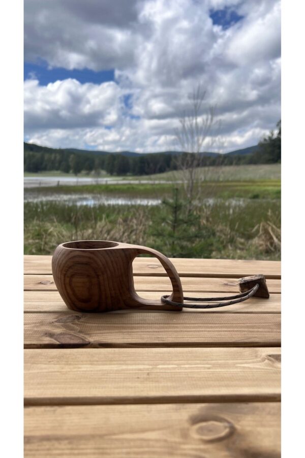 Kuksa Bardak - Kestane Ağacı Kuyruk Model - Görsel 2