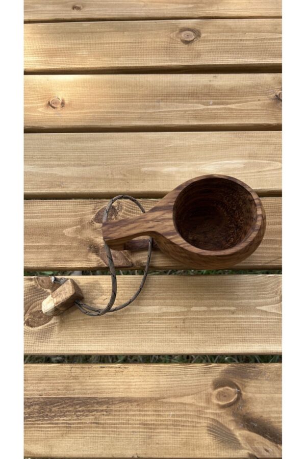 Kuksa Bardak - Kestane Ağacı Kupa Model - Görsel 4