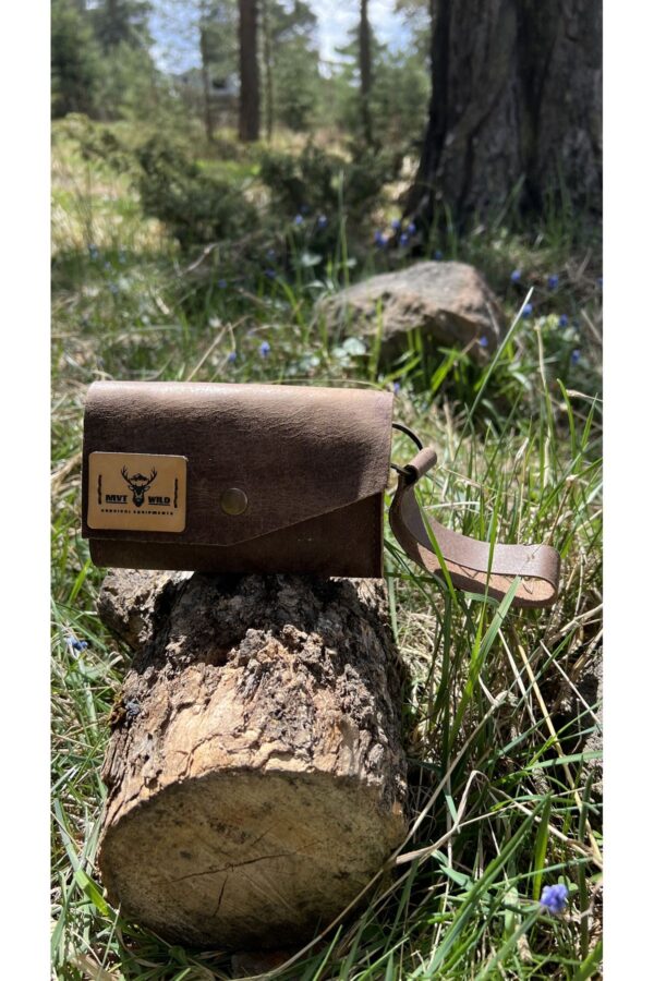 Kamp Baharatlığı 3'lü Set, Bushcraft, Hakiki Deri Baharatlık Cam Şişe - Görsel 6