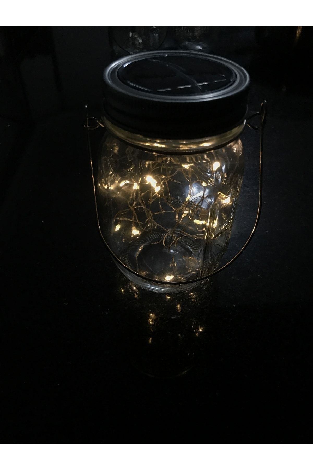 Kamp Lambası Solar Peri Kavanozu Aydınlatma - Görsel 4