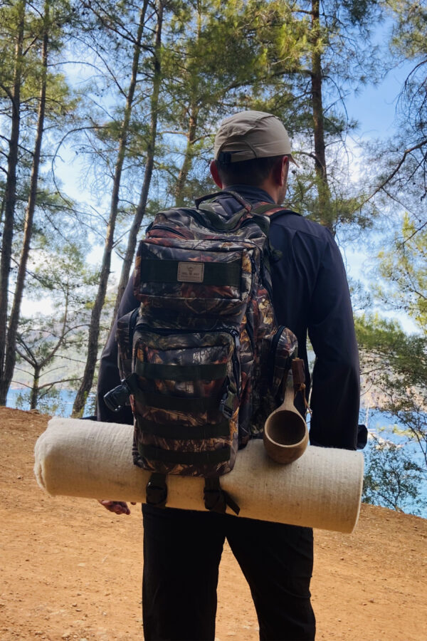 50 Lt Dağcı Kamp Outdoor Trekking Suya Dayanıklı Sırt Çantası - Görsel 12